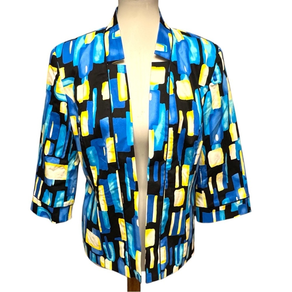 Lavender & Honey Colorful Abstract Women's Jacket